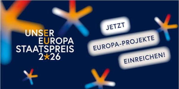 Europa-Staatspreis 2026: Jetzt Europa-Projekte einreichen!