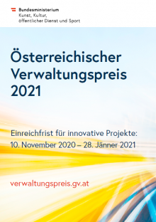 Infofolder Verwaltungspreis 2021